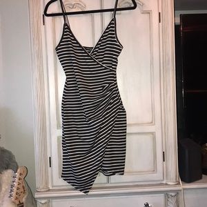 Handkerchief striped dress